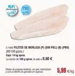 Abordo Filetes de merluza oferta
