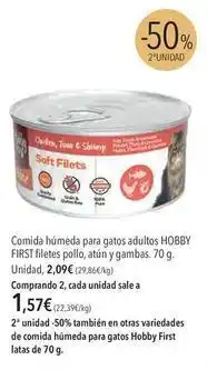 El Corte Inglés El corte inglés - comida húmeda para gatos adultos filetes pollo oferta