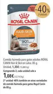 El Corte Inglés Royal canin - comida húmeda para gatos adultos oferta