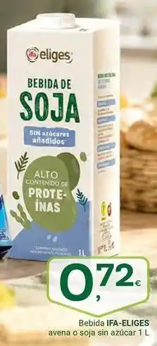 Supermercados Dani Ifa eliges - bebida de soja oferta