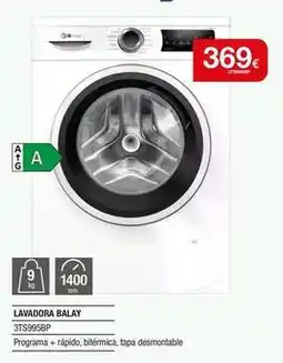 Milar Balay - lavadora 3ts95bp oferta