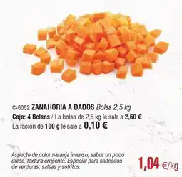 Abordo Intenso - zanahoria a dados oferta