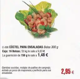 Abordo Perfecto - c cóctel para ensaladas oferta