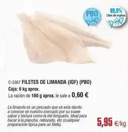 Abordo Ideal - filetes de limanda oferta