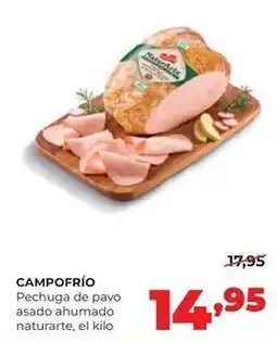 Alimerka Campofrío - pechuga de pavo asado ahumado naturarte oferta