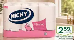 Supermercados Dani Nicky - papel higiénico ultra soft 12 rollos oferta
