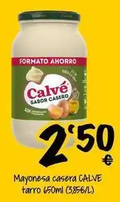 Cash Fresh Calvé - mayonesa casera tarro oferta