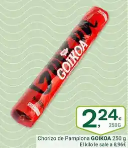 Supermercados Dani Goikoa - chorizo de pamplona oferta
