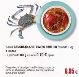Abordo Origen - cangrejo azul limpio oferta