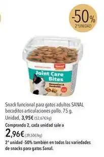 El Corte Inglés Canal - snack funcional para gatos adultos bocaditos oferta