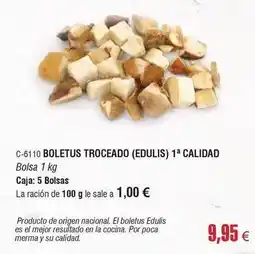 Abordo Edulis - boletus troceado () 1 calidad oferta