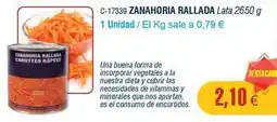 Abordo Zanahoria rallada oferta