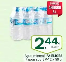 Supermercados Dani Ifa eliges - agua mineral tapon sport oferta