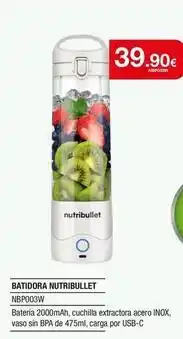 Milar Nutribullet - batidora nbp003w oferta
