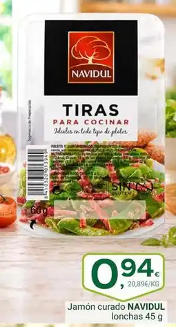 Supermercados Dani Navidul - jamón curado oferta