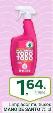 Supermercados Dani Mano de santo - limpiador multiusos oferta