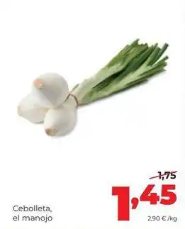 Alimerka Cebolleta, el manojo oferta