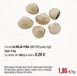 Abordo Ideal - almeja fina oferta