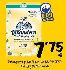 Cash Fresh Lavandera - detergente polvo flores oferta