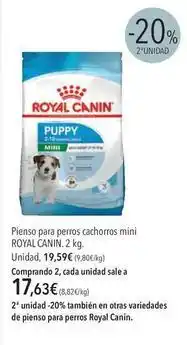 El Corte Inglés Royal canin - pienso para perros cachorros mini oferta