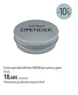 El Corte Inglés Artero - crema reparadora dfender para perros y gatos oferta
