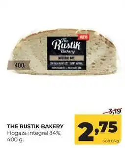 Alimerka The rustik bakery - hogaza integral 84% oferta