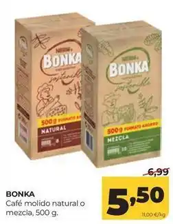 Alimerka Bonka - café molido natural o mezcla oferta