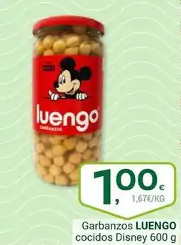 Supermercados Dani Luengo - garbanzos cocidos disney oferta