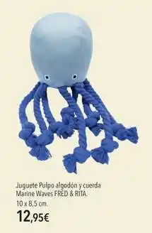 El Corte Inglés Rita - juguete pulpo algodón y cuerda marine waves oferta