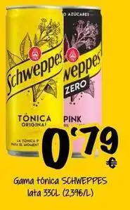 Cash Fresh Schweppes - gama tónica oferta