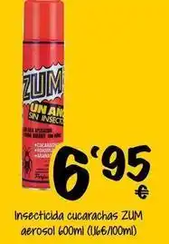 Cash Fresh Zum - insecticida cucarachas aerosol oferta