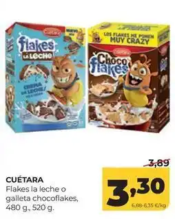 Alimerka Cuétara - flakes la leche o galleta chocoflakes oferta