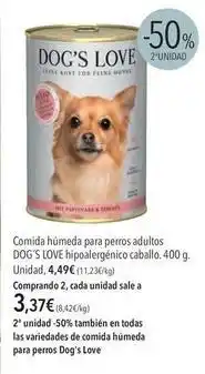 El Corte Inglés Comida húmeda para perros adultos hipoallegrico caballo oferta