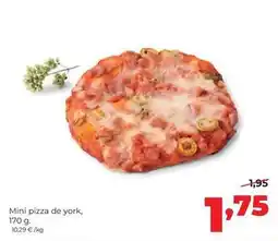 Alimerka Mini pizza de york oferta