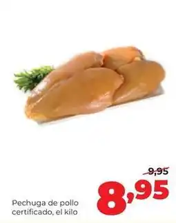 Alimerka Pechuga de pollo certificado oferta