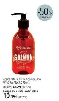 El Corte Inglés Acete natural de salmón noruego oferta