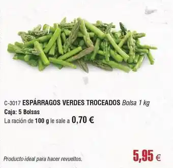 Ideal - espárragos verdes troceados