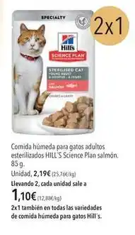 El Corte Inglés Hill's - comida húmeda para gatos adultos esterilizados oferta