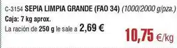 Abordo Sepia limpia grande oferta