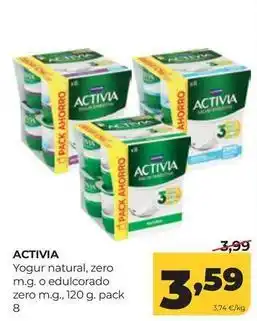 Alimerka Activia - yogur natural oferta