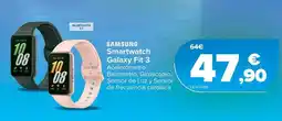 Carrefour Samsung - smartwatch galaxy fit 3 oferta