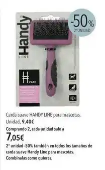 El Corte Inglés Care - carda suave para mascotas oferta