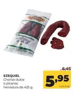 Alimerka Ezequiel - chorizo dulce o picante herradura oferta
