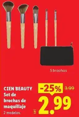 Ocine Cien beauty - set de brochas de maquillaje oferta