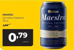 Alimerka Mahou - cerveza maestra oferta