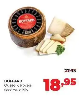 Alimerka Boffard - queso de oveja reserva oferta