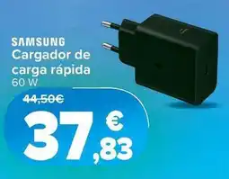 Carrefour Samsung - cargador de carga rápida oferta