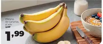 Alimerka Platano de canarias oferta