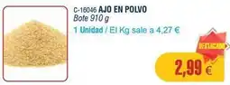 Abordo Ajo en polvo oferta