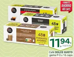 Supermercados Dani Dolce gusto - cafe gama p-3 x 16 caps oferta